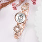 Women Bracelet Watch Rose Gold Diamond Fashion Luxury Ladies