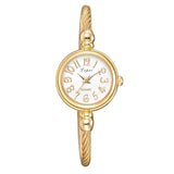 Women Small Gold Bangle Bracelet Luxury Watches