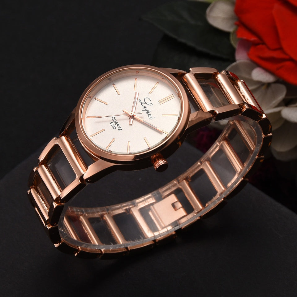 Luxury Watch Dress Bracelet Gold Ladies