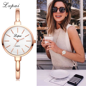 Rose Gold Women Bracelet Watches Fashion Luxury