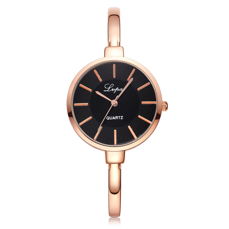 Rose Gold Women Bracelet Watches Fashion Luxury