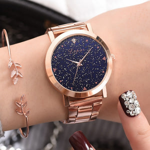 Women Dress Watches Rose Gold Luxury Watches