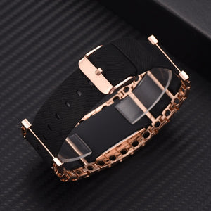 Luxury Gold Bracelet Quartz Ladies