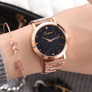 Women Dress Watches Rose Gold Luxury Watches