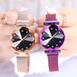 Luxury Rose Gold Women Watches Diamond Ladies