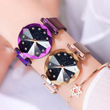 Luxury Rose Gold Women Watches Diamond Ladies