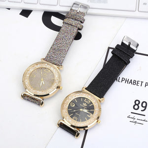 Luxury Crystal Rhinestone Stainless Quartz WristWatches Ladies