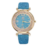 Luxury Crystal Rhinestone Stainless Quartz WristWatches Ladies