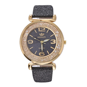 Luxury Crystal Rhinestone Stainless Quartz WristWatches Ladies