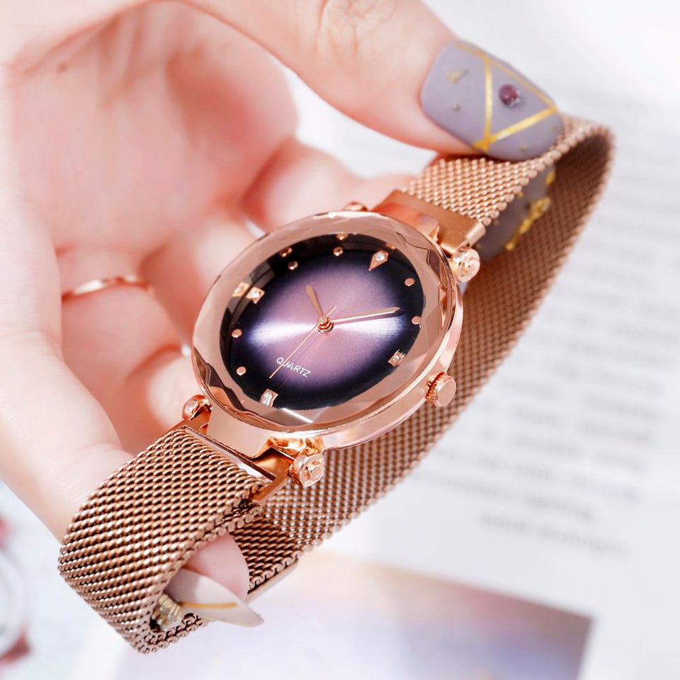 Luxury Rose Gold Women Watches